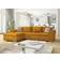 Comfivo Yellow Sofa 280cm