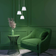 Herstal Gil il Grande Satin/Brass Pendant Lamp ∅ 13.4cm