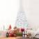 Costway Artificial White Christmas Tree 240cm