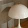 Louis Poulsen Panthella White/Brass Table Lamp 23.8cm