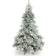 National Tree Company Andorra Flocked Green Christmas Tree 213cm