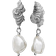 Maanesten Frigg Earrings - Silver/Pearls