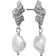 Maanesten Frigg Earrings - Silver/Pearls