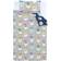 Catherine Lansfield Christmas Santa Spec-Tacular Duvet Cover Grey (230x220cm)