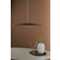 Piet Hein Sinus Walnut/Opal Pendant Lamp 55cm