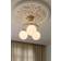 Nuura Miira Brass/ Opal Pendant Lamp ∅ 54cm