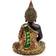 Puckator Black & Orange Gold Thai Buddha Contemplation Figurine 21cm