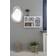 House Nordic Bryne White Væghylde 60cm