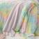 Catherine Lansfield Cuddly Rainbow Deep Pile Faux Fur Filt Multifärgad (170x130cm)