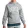 Nike Big Kid's Sportswear Club Fleece Hoodie - Dark Grey Heather/White (HJ3156-063)