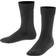 Falke Comfort Wool K SO lana tinta unita 1 paio Calzini Unisex - Black