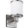 FEISS Prospect Park Opal/Satin Nickel/Chrome Wall light