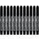 Colortime Black Markers 5mm 12-pack
