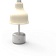 NUAD Avra Portable Brushed Steel/Cream Bordslampa 32.5cm
