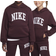 Nike Big Kid's Sportswear Club Fleece Hoodie - Burgundy Crush/White (HJ3156-652)