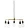 Menu Leonard Brass Pendant Lamp 46cm