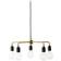 Menu Leonard Brass Pendellampa ∅ 46cm