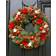 Dibor Starry Night Xmas Door Winter Autumn Wreath Multicolour Decoration 35cm