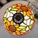 RWCCCRW European Mediterranean Multicolor Bordslampa 36.5cm