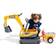 Falk Super Builder Excavator with Trailer & Sand Playset