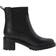 Tommy Hilfiger Flag Mid Heel Low Boots - Black