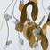 House Doctor Mistletoe Brass Christmas Tree Ornament 37cm