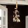 House Doctor Mistletoe Brass Christmas Tree Ornament 37cm