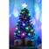 The Christmas Centre Fibre Optic Black Christmas Tree 90cm