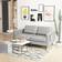 Costway Modern Couch Loveseat Grey Sofa 82cm 2 Seater