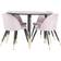 Venture Home Dipp Black Bordsgrupp 115cm 5st