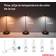 Zafferano Pina Corten/Cut Bordlampe 29cm