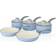 Swan Retro Cookware Set with lid 5 Parts