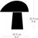 Fritz Hansen Night Owl Midnight Blue Bordslampa 23.9cm