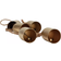 Habitat Small Hanging Bells Gold Christmas Tree Ornament 4.7cm 5pcs