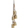 Habitat Small Hanging Bells Gold Christmas Tree Ornament 4.7cm 5pcs
