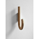 Gejst Hanger Walnut/Black Coat Hook 2cm