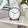 OHS Bedside Black/White Table Clock 10cm