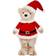 Three Kings Teddy Santa Multi Decoration 35cm