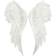 Enchanting Large Glitter Angel Wings White Väggdekor 21.5x54cm