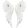 Enchanting Large Glitter Angel Wings White Väggdekor 21.5x54cm