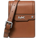 Michael Kors Varick Leather Smartphone Crossbody Bag - Luggage