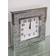 Biznest New English Number With Small Crystal Silver Wall Clock 35cm