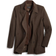 Kenneth Cole Men's Double Breasted Wool Blend Peacoat - Medium Brown