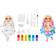 LOL Surprise Rainbow High Watercolor & Create Fashion DIY Doll Brown Eyes with Washable Watercolors & Tie Dye Kit