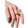 Maria Black Lemon Disco Ring - Gold/Green