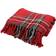 WIDDOP and Co Tartan Blankets Red (150x125cm)