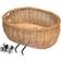 Basil Pluto Front Wheel Pet Bike Basket Marrone