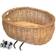 Basil Pluto Front Wheel Pet Bike Basket Marrone