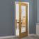 JB Kind Medina Pre-Finished Interior Door Clear Glass (83.8x198.1cm)