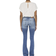 Only Blush Mid Waist Flared Fit Jeans - Blue/Light Blue Denim